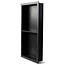 Luca 2-vaks inbouwnis 59,5x29,5x7 cm Solid Surface of Mineral Stone wit en antraciet