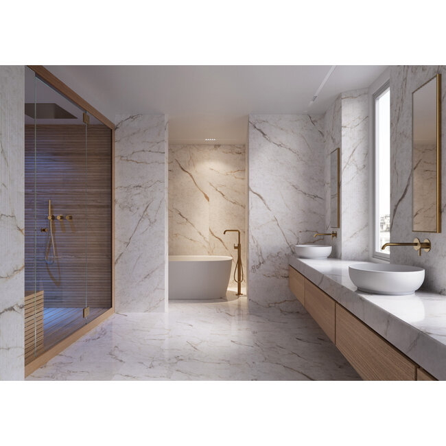 Hotbath Ace AC177 vrijstaande badkraan met draaibare uitloop 6 kleuren