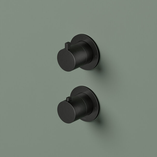 Hotbath Ace AC009 inbouw thermostaat met 2-weg omstel in 6 kleuren