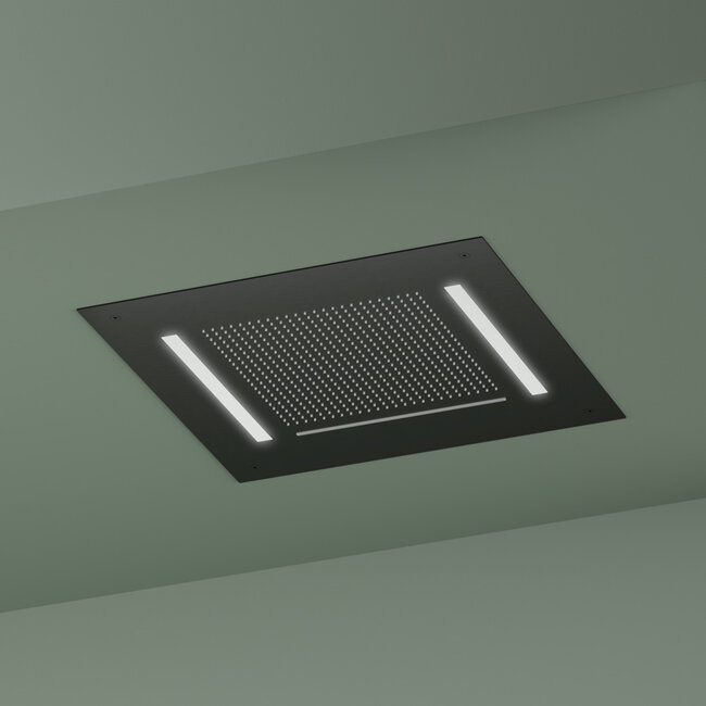 Hotbath Ace AC146 inbouw hoofddouche met waterval en LED 6 kleuren