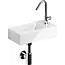 Clou InBe toilet + fonteinset keramiek wit + accessoireset