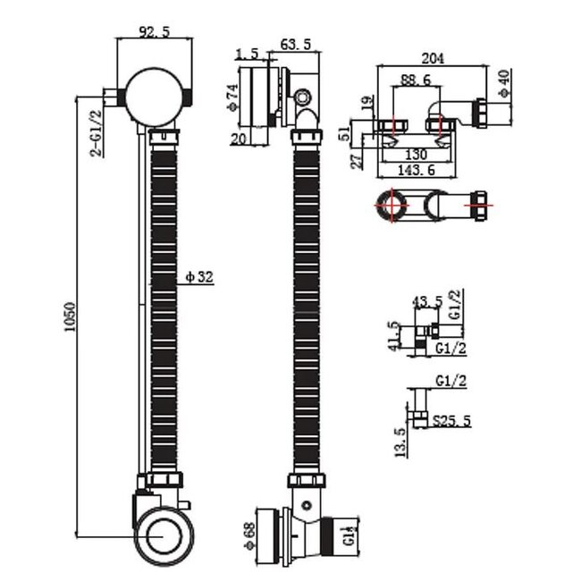 Regn 14002 badvulcombinatie 6 kleuren