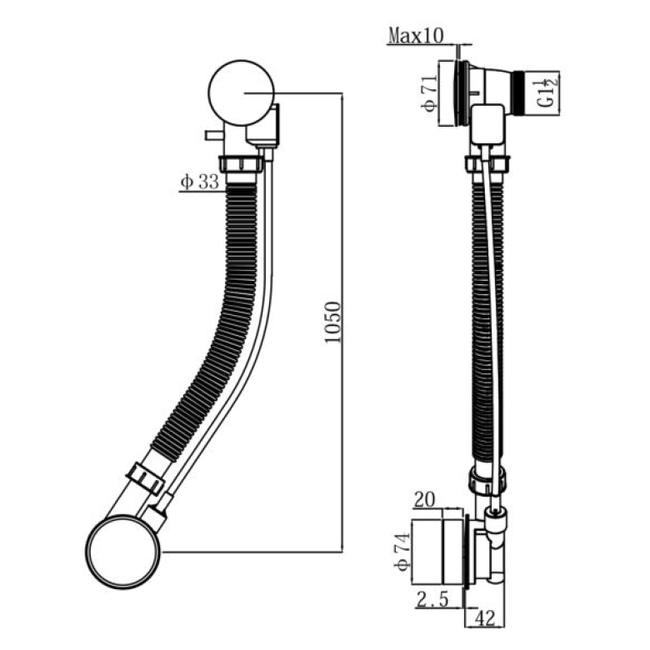 Regn 1400 badoverloopcombinatie 6 kleuren
