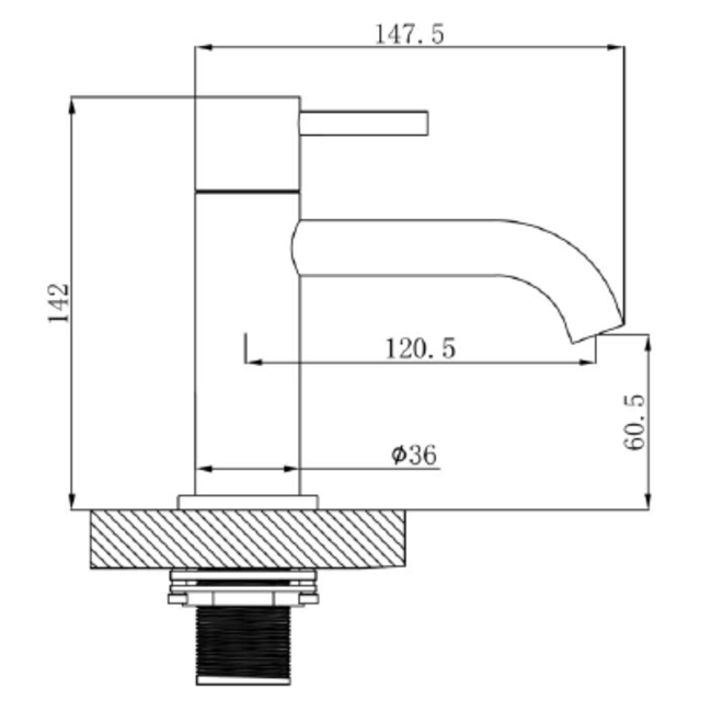 Regn 10000 fonteinkraan in 6 kleuren