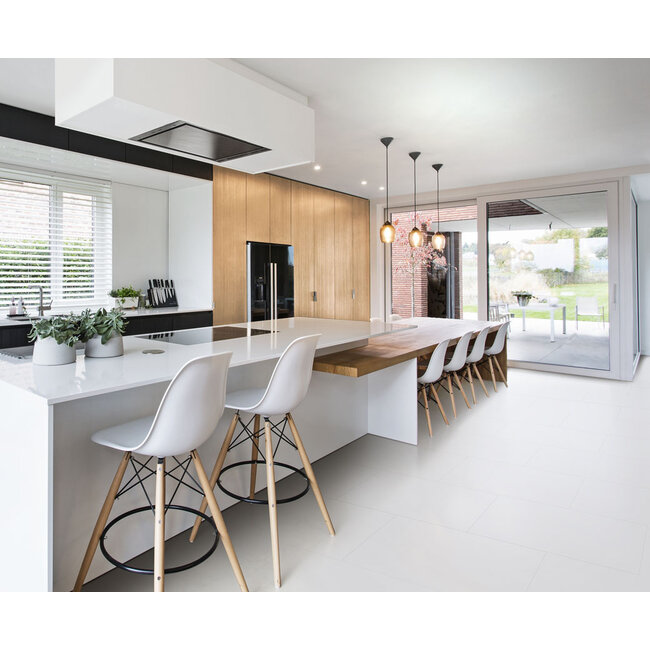 KS Tegels Vinyl tegel Puur wit