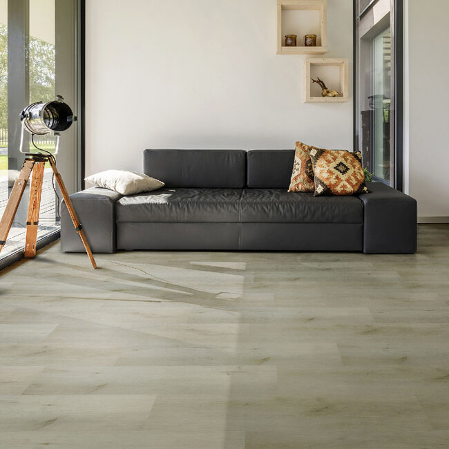 KS Tegels Vinyl vloer Wit eiken