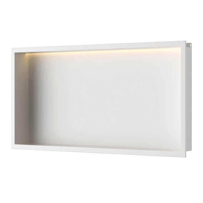 Luca RVS inbouwnis met LED verlichting 5 kleuren