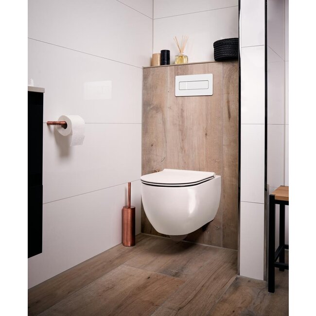 Xenz Gio wandcloset zonder spoelrand incl. toiletzitting diverse kleuren