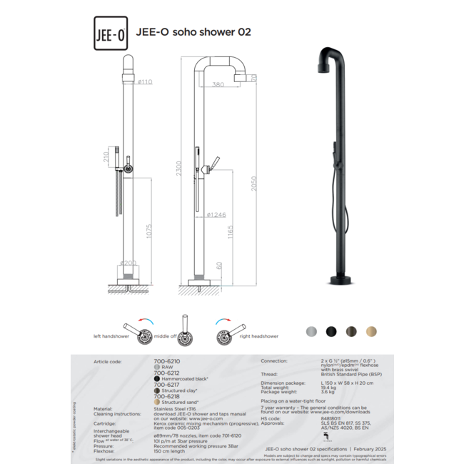 JEE-O buitendouche Soho 02