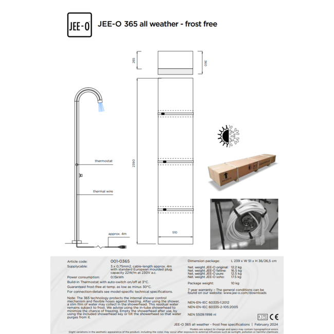 JEE-O buitendouche Fatline 01