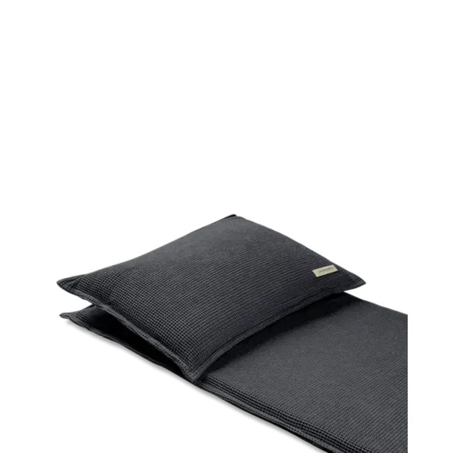 Saunasofa set Large antraciet incl. mat en kussen