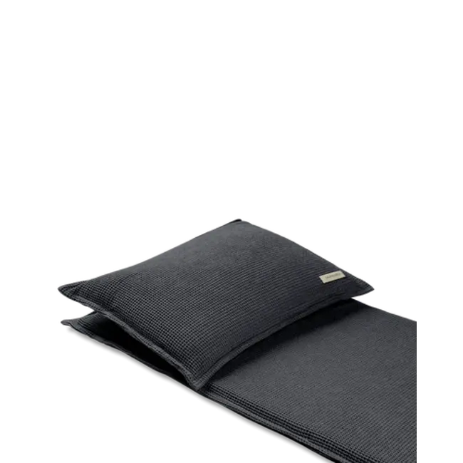 Saunasofa set Short antraciet incl. mat en kussen