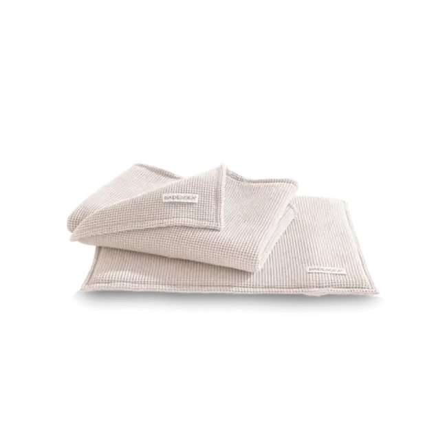 Saunasofa zitkussen met handdoek