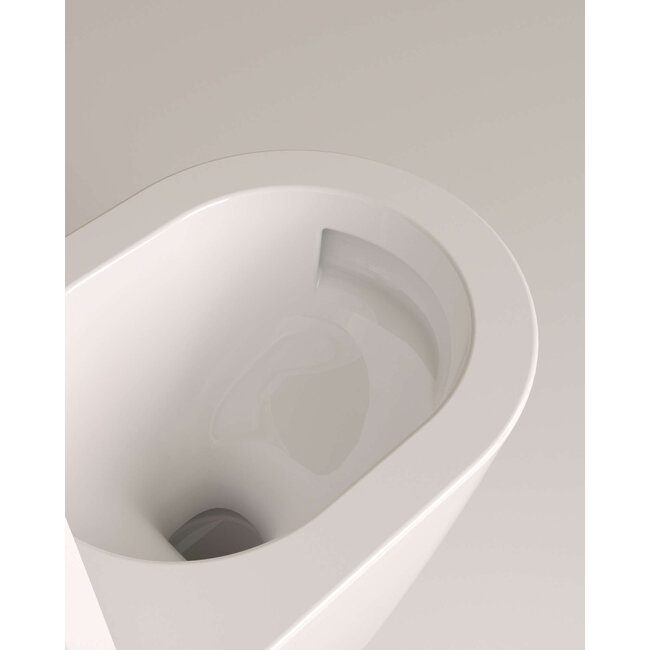 Globo Futuro Cleanstorm wandcloset zonder spoelrand 55x36 cm