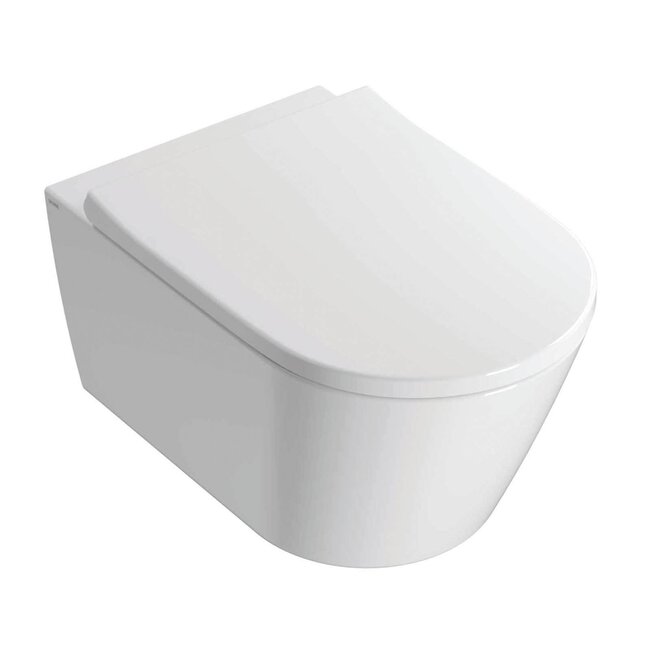 Globo Futuro Cleanstorm wandcloset zonder spoelrand 55x36 cm