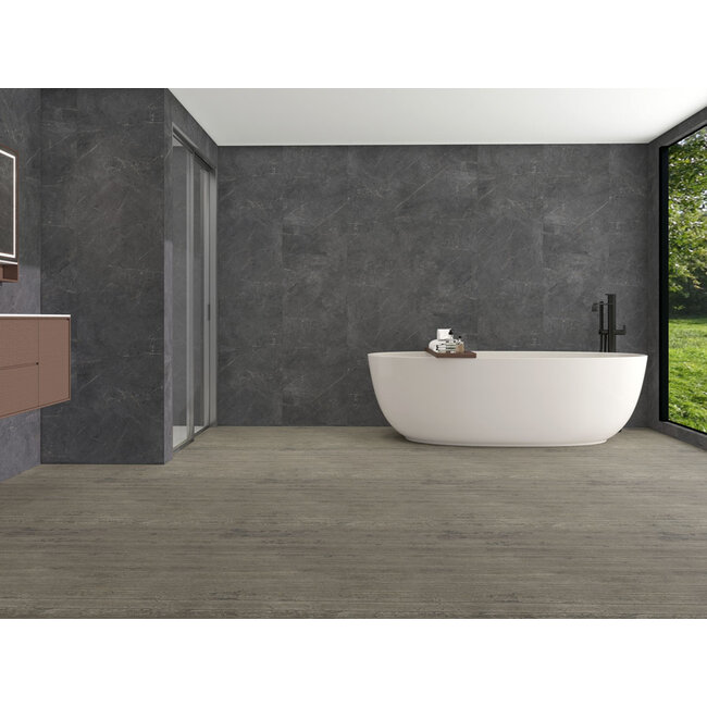 KS Tegels Vinyl wandpaneel Cement grijs