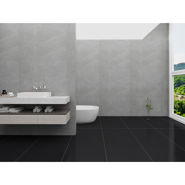 KS Tegels Vinyl wandpaneel Zilver