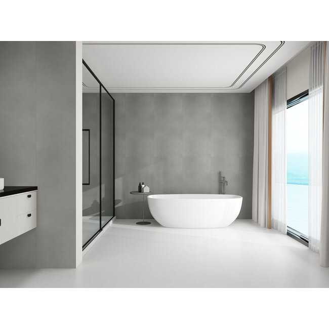 KS Tegels Vinyl wandpaneel Lei grijs