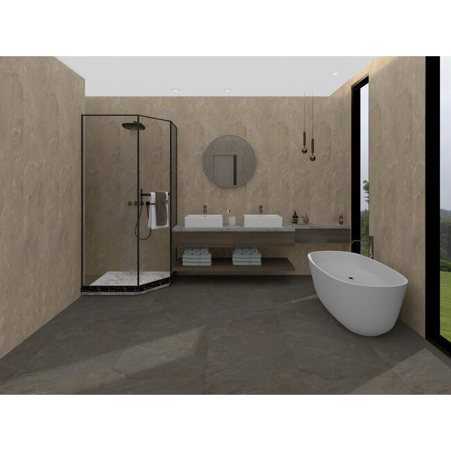 KS Tegels Vinyl wandpaneel Champagne