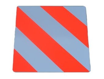 Uitstekende lading 42,3x42,3 cm - aluminium