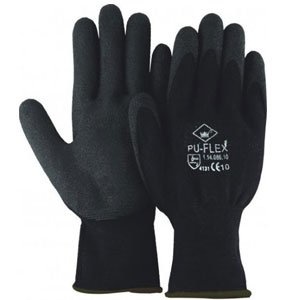 Set van 12 Griphandschoenen PU-flex met ventilerende rugzijde