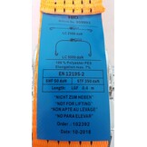 Premium spanband oranje 800x5 cm 2-delig (5000 kg)