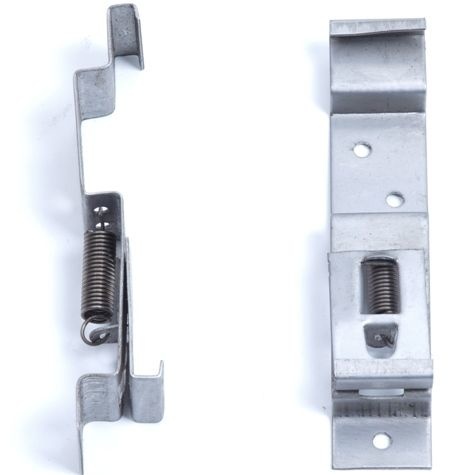 Kentekenplaat klemmen voor aanhangers en caravans - RVS (2 stuks)