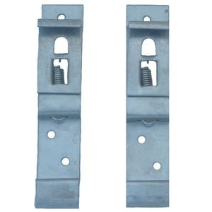 Kentekenplaat klemmen voor aanhangers en caravans - RVS (2 stuks)