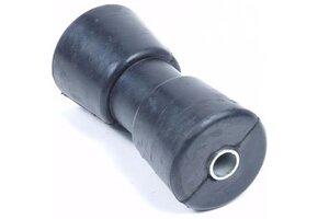 183x85 mm kielrol zwart 20 mm naafdiameter