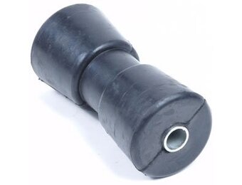 183x85 mm kielrol zwart 20 mm naafdiameter