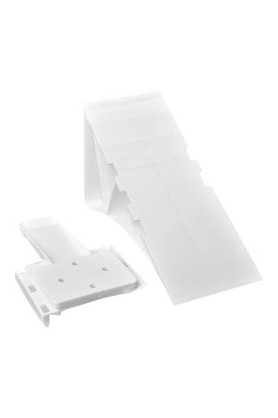 Wielkeg kunststof (wit) met houder