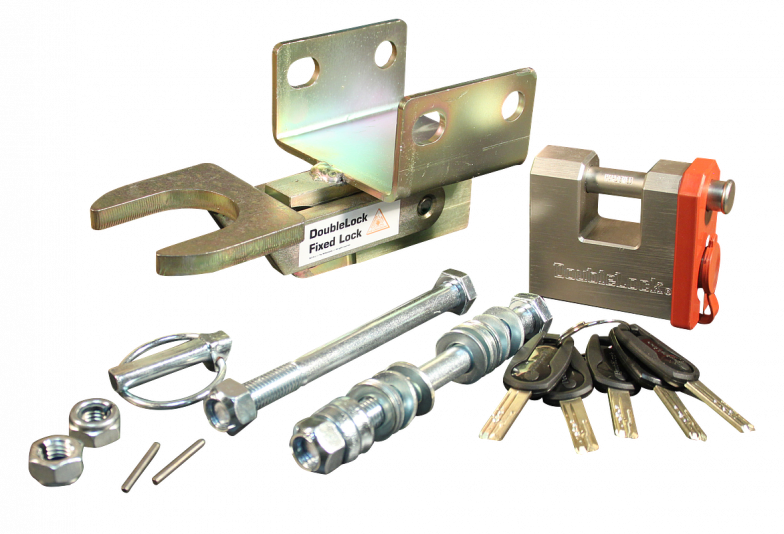 DoubleLock Type B Fixed Lock - SCM gekeurd onderbouw disselslot voor geremde koppelingen