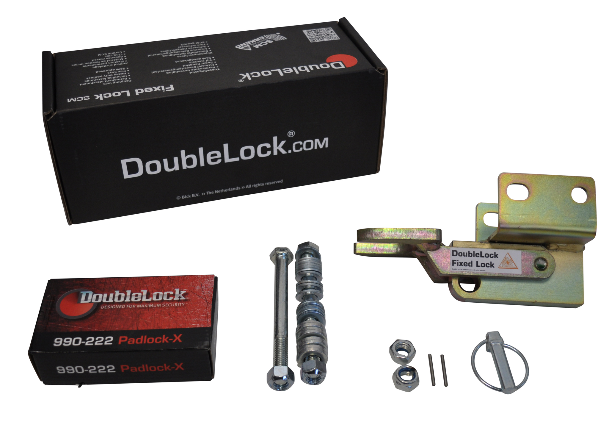 DoubleLock Type B Fixed Lock - SCM gekeurd onderbouw disselslot voor geremde koppelingen
