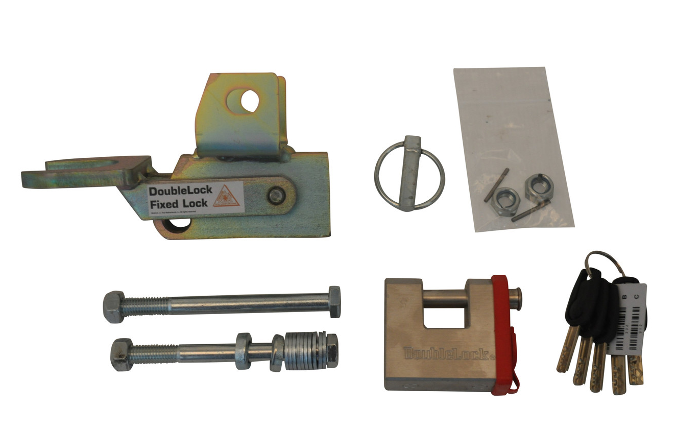 DoubleLock Type C Fixed Lock - SCM gekeurd onderbouw disselslot voor geremde koppelingen