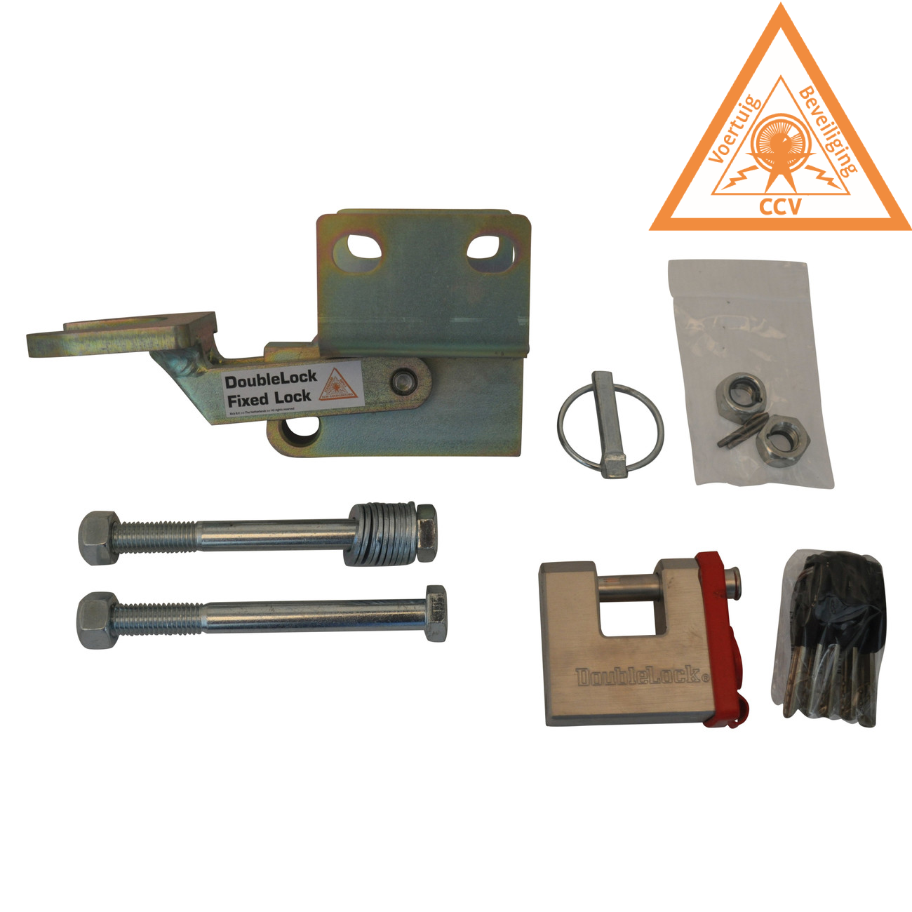 DoubleLock WAK35 Fixed Lock - SCM gekeurd onderbouw disselslot voor geremde koppelingen