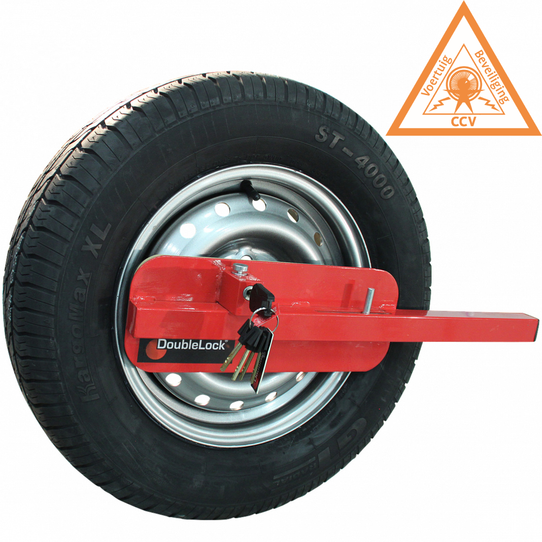 Buffalo wielklem - geschikt voor 13, 14 en 15 inch wielen/velgen - SCM gekeurd