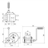 Handlier geremd 1135 kg overbrenging 11:1