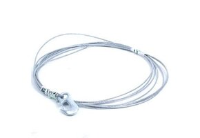 Lierkabel met haak (4 mm x 8,5 meter)