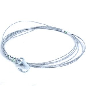 Lierkabel met haak (4 mm x 8,5 meter)