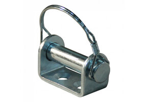 Opschroefbare scharnierhouder + Borgpen voor achterbord scharnier