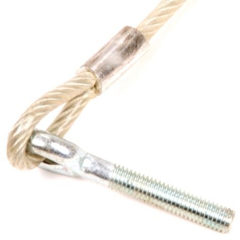 Achterklepkabel 45 cm - M8