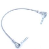 Achterklepkabel 45 cm - M8