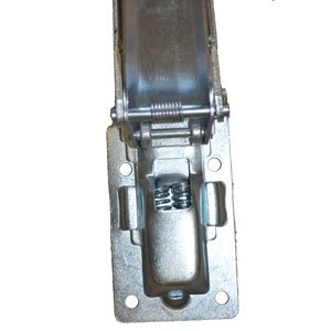 Spansluiting zijborden aanhanger op plaat 15x8 cm