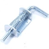 Schuifgrendel met trekveer vergrendelbaar