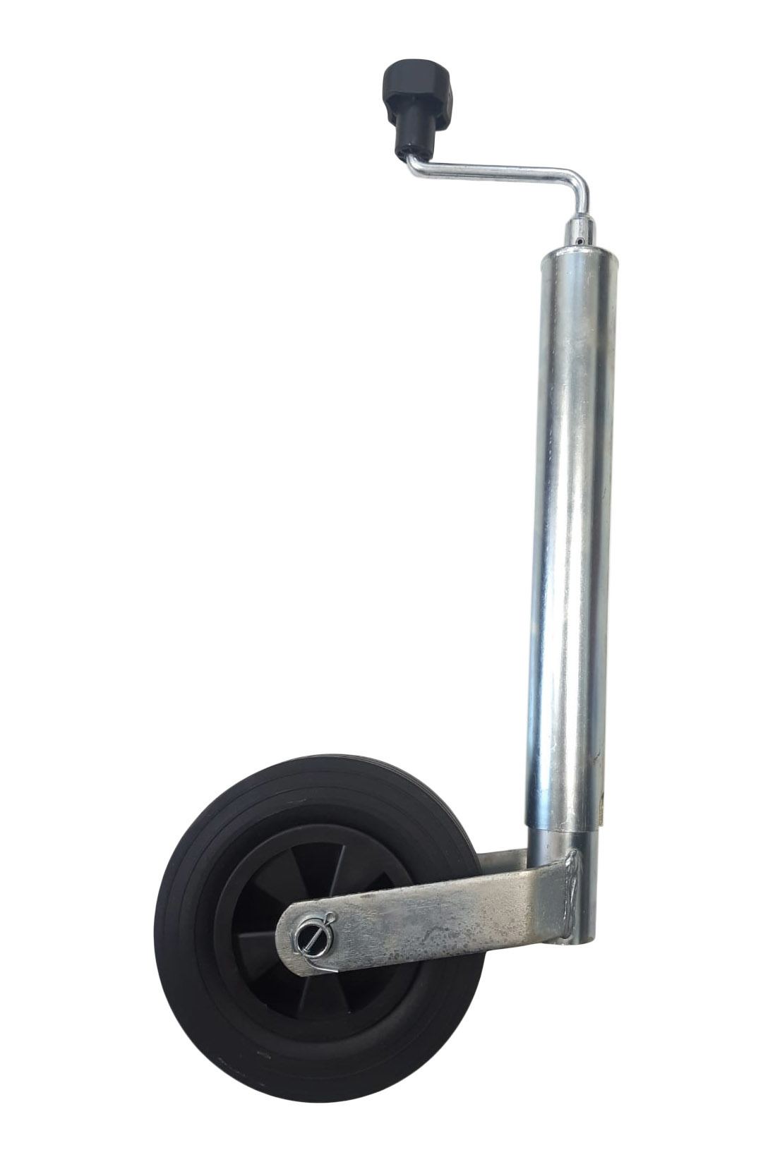 Neuswiel voor aanhangwagen/trailer - rond 48 mm - kunststof velg - eigen import/eigen merk