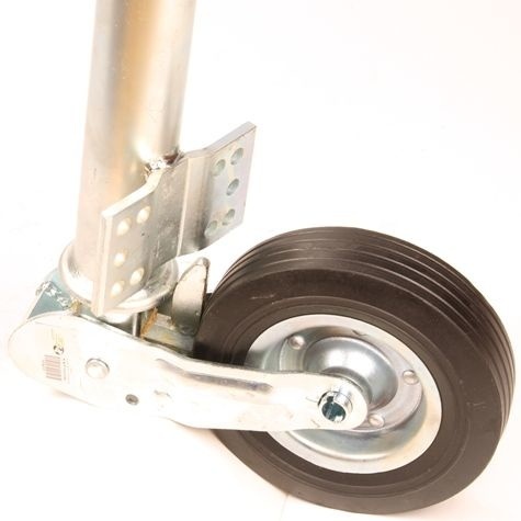 Neuswiel voor aanhanger 60 mm rond automatisch opklapbaar