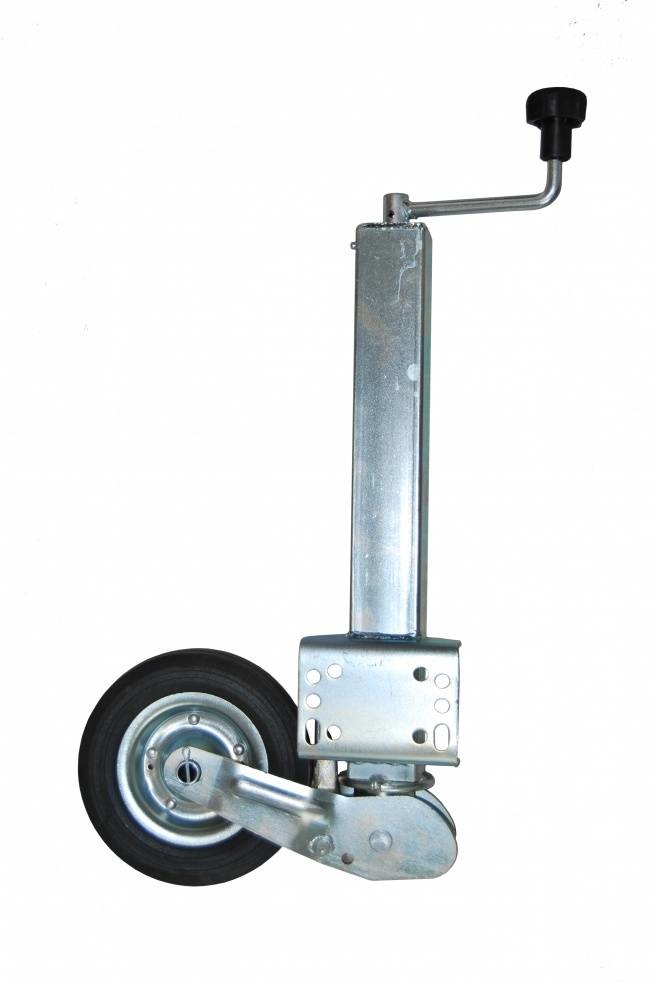 Opklapbaar Neuswiel VIERKANT 60mm (grote bevestigingsplaat)