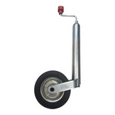 Neuswiel Compact Alko, rond diameter 48 mm, stalen velg met massief rubber wiel