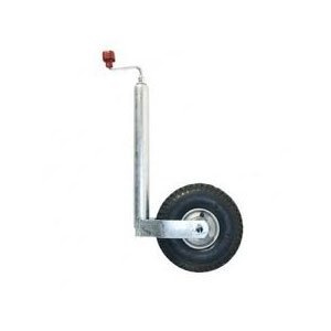 Neuswiel Plus Alko , rond diameter 48 mm, extra lang, stalen velg met luchtband ( 260 x 85)