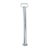 Stalen steunpoot met handvat - 600 mm hoog - 48 mm buisdiameter